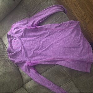 lululemon athletica Purple Long Sleeve Top